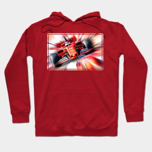 Sebastian Vettel on the racetrack Hoodie